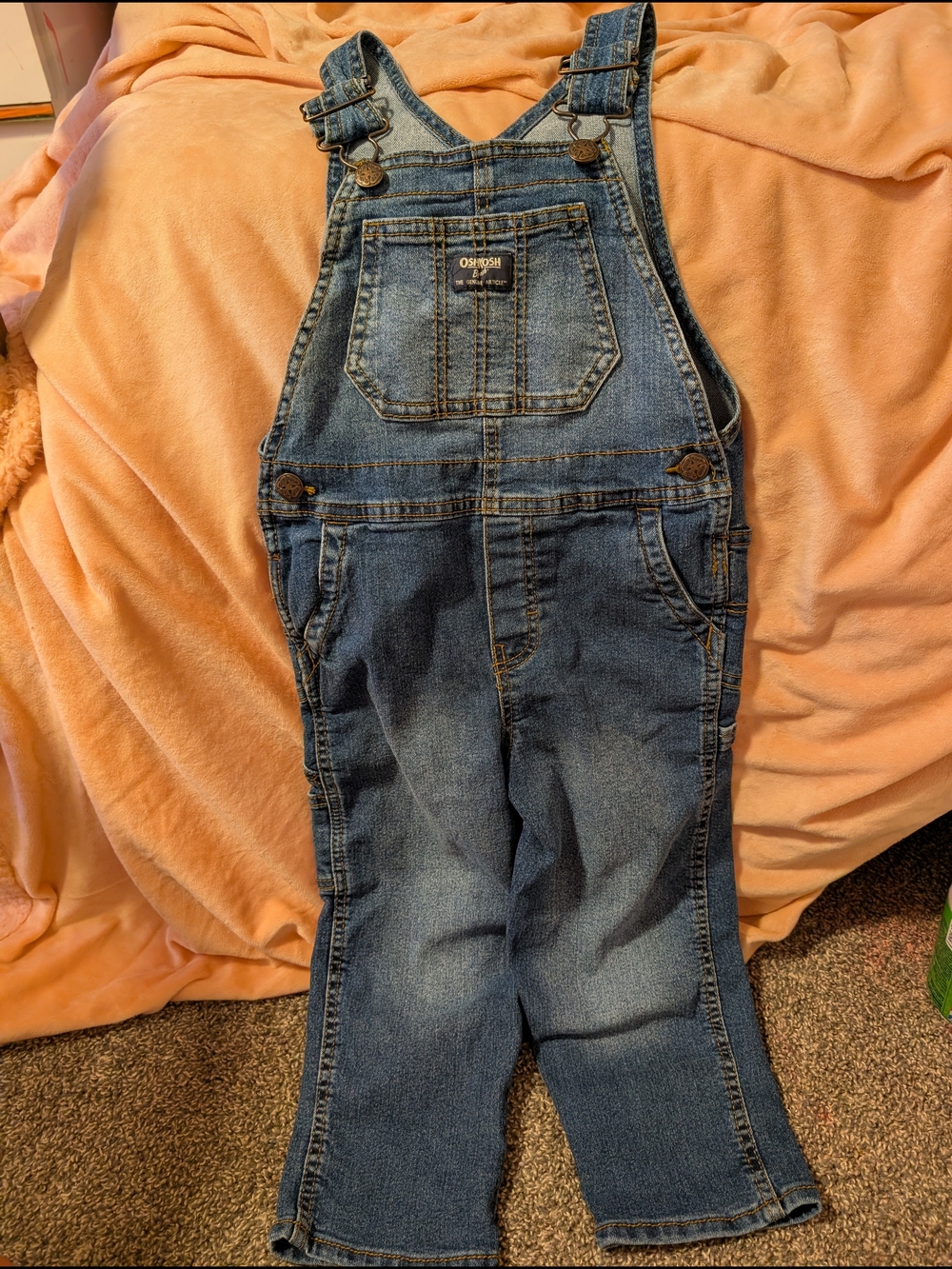 OshKosh B'gosh Denim Blue Kids Overalls